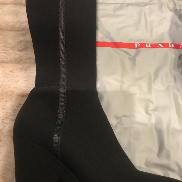 Authentic Black Prada Boots - Picture 6 of 12